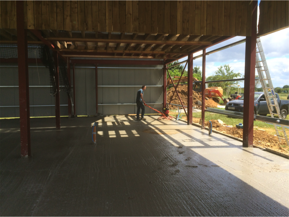 Big Festival Floor Being Sanded